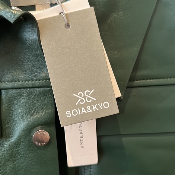 Soia & Kyo Rowen Leather Jacket size medium brand new - Picture 2 of 10